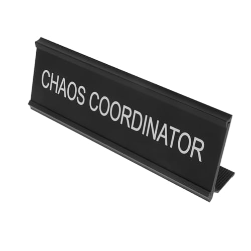 PartyKindom Tischkarte des Mediators Home-Office-Schreibtisch-Dekor - -Zeichen - -Metallschild Neuartiges Schreibtischzubehör Aluminiumlegierung Schwarz PartyKindom Tischkarte des Mediators Home-Office-Schreibtisch-Dekor - -Zeichen - -Metallschild Neuartiges Schreibtischzubehör Aluminiumlegierung Schwarz von PartyKindom