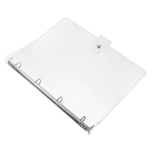 PartyKindom Transparente Binder Notebook Hülle aus Kunststoff Lose Planer Schutzhülle Leichte Kratzfeste Scrapbook Binder Schale für Büro Schule Zuhause Einfache Handhabung mit PartyKindom Transparente Binder Notebook Hülle aus Kunststoff Lose Planer Schutzhülle Leichte Kratzfeste Scrapbook Binder Schale für Büro Schule Zuhause Einfache Handhabung mit von PartyKindom