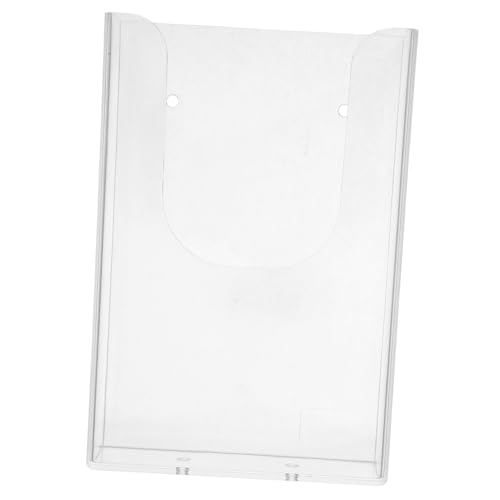 PartyKindom Transparenter Wandmagazinhalter aus Stabilem Material Einlagiger Prospektständer und Büroorganizer für Dokumente Broschüren und Zeitschriften Platzsparend und Flexibel Einsetzbar PartyKindom Transparenter Wandmagazinhalter aus Stabilem Material Einlagiger Prospektständer und Büroorganizer für Dokumente Broschüren und Zeitschriften Platzsparend und Flexibel Einsetzbar von PartyKindom