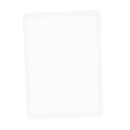 PartyKindom Transparentes Silikon Notebook Cover Gießform Flexible Langlebige DIY Bastelform für Epoxidharz Einfach zu Reinigen Wiederverwendbar für Kreative Notizbuchgestaltung von PartyKindom