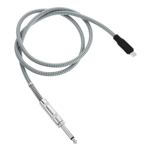 PartyKindom USB C Klinke Audiokabel Langlebiges Tragbares Musikverbindungskabel Kompatibel mit Gitarre Handy PC Einfache Plug And Play Einrichtung Klare Tonqualität PartyKindom USB C Klinke Audiokabel Langlebiges Tragbares Musikverbindungskabel Kompatibel mit Gitarre Handy PC Einfache Plug And Play Einrichtung Klare Tonqualität von PartyKindom