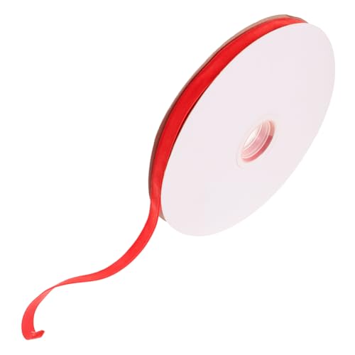 PartyKindom Vintage Rotes Samt Wickelband Rolle Breit Dekoratives Geschenkband für Blumenverpackung Boxen Handwerk und Festliche Dekoration von PartyKindom