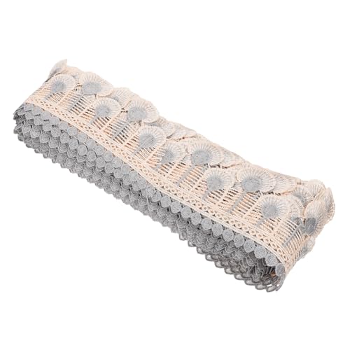 PartyKindom Vorhangborte Polyester seide Breit Roll Feine Verarbeitung Langlebig für DIY Gardinen Kleidung Tischdecken Einfach Zuschneidbar Vielseitiges Nähmaterial für Dekoration von PartyKindom