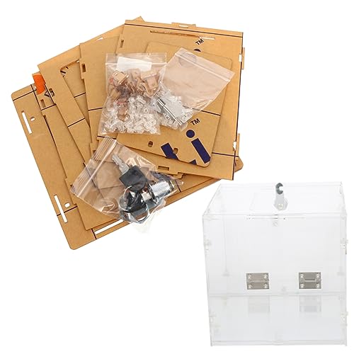 PartyKindom Wahlurne Fall mit Klare Tombola-Boxen Tipp Vorratsbehälter Schlüssel Hochzeit Ticketkoffer Wahldekor Spendenboxen für Geld Tombola-Losbehälter Ticketbehälter verschließen Acryl PartyKindom Wahlurne Fall mit Klare Tombola-Boxen Tipp Vorratsbehälter Schlüssel Hochzeit Ticketkoffer Wahldekor Spendenboxen für Geld Tombola-Losbehälter Ticketbehälter verschließen Acryl von PartyKindom