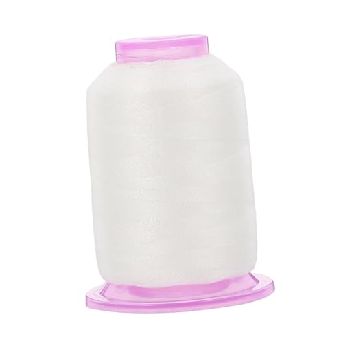 PartyKindom Wasserlöslicher Viskose nähfaden Yards Weißes Stickgarn für Nähmaschine und Handstickerei Vielseitiges Quiltgarn für Baumwolle Seide und Leinen für Näh Stickzubehör von PartyKindom