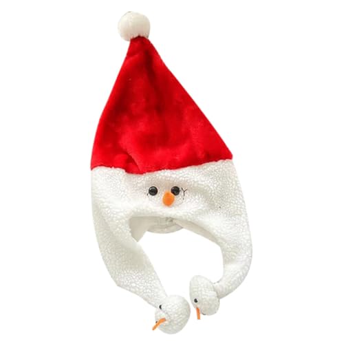 PartyKindom Weicher Weihnachtsmütze Roter Nikolausmütze Komfortable Santa Cap Für Erwachsene Und Weihnachtsdeko Und Party Zubehör von PartyKindom