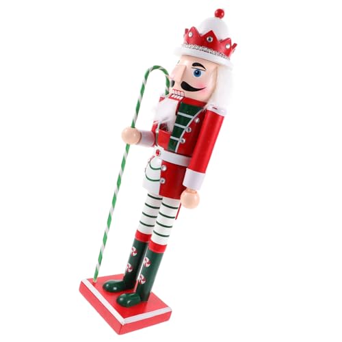 PartyKindom Weihnachtlicher Holz Soldat Klassische Rot Grün Candy Serie Grüne Schleife Festliche Tischdekoration Langlebige Holzfigur Partydeko PartyKindom Weihnachtlicher Holz Soldat Klassische Rot Grün Candy Serie Grüne Schleife Festliche Tischdekoration Langlebige Holzfigur Partydeko von PartyKindom