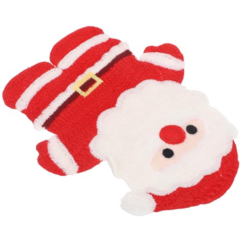 PartyKindom Weihnachtlicher Santa Claus Stickerei Patch Aufbügelbare und Aufnähbare Applikation für Kleidung Taschen und Hüte für Diy Projekte und Festliche Dekoration von PartyKindom