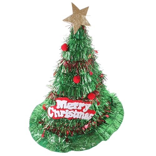 PartyKindom Weihnachtsmütze Grün Partyhut Weihnachtsbaumform Festlich Leicht Atmungsaktiv Kostüm Accessoire für Erwachsene Weihnachtsfeier Karneval PartyKindom Weihnachtsmütze Grün Partyhut Weihnachtsbaumform Festlich Leicht Atmungsaktiv Kostüm Accessoire für Erwachsene Weihnachtsfeier Karneval von PartyKindom