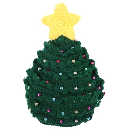PartyKindom Weihnachtsmütze Strick Wollmütze Handgemacht Warm Weihnachtsbaum Design Unisex Für Erwachsene Frauen Männer Party Dekoration PartyKindom Weihnachtsmütze Strick Wollmütze Handgemacht Warm Weihnachtsbaum Design Unisex Für Erwachsene Frauen Männer Party Dekoration von PartyKindom