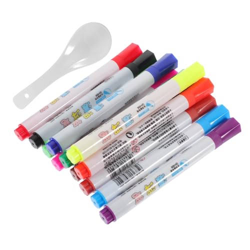 PartyKindom Whiteboard Marker Farben Abwischbar Schwimmend Große Kapazität Sichere Schulmarker für Büro Whiteboard Glatte Oberflächen Lehrer Schüler von PartyKindom