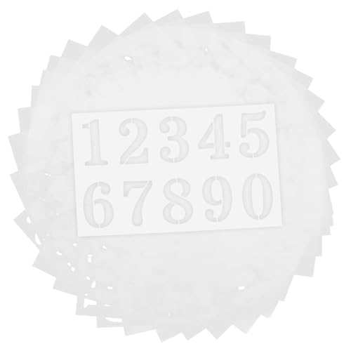 PartyKindom Wiederverwendbare Kunststoff Buchstaben Schablonen Teilig für DIY Wand und Holzmalerei Malvorlagen Alphabet Schablonen für Basteln und Dekoration Flachen Oberflächen PartyKindom Wiederverwendbare Kunststoff Buchstaben Schablonen Teilig für DIY Wand und Holzmalerei Malvorlagen Alphabet Schablonen für Basteln und Dekoration Flachen Oberflächen von PartyKindom