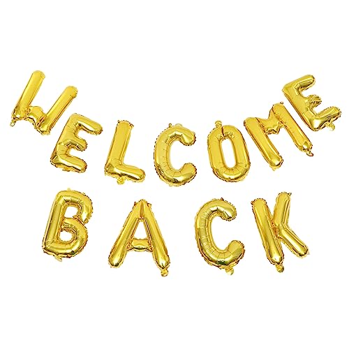 PartyKindom Willkommen Zurück Luftballons Schulparty Dekorationen Kreative Folienballons Für Wohn Und Klassenzimmer Dekoration PartyKindom Willkommen Zurück Luftballons Schulparty Dekorationen Kreative Folienballons Für Wohn Und Klassenzimmer Dekoration von PartyKindom