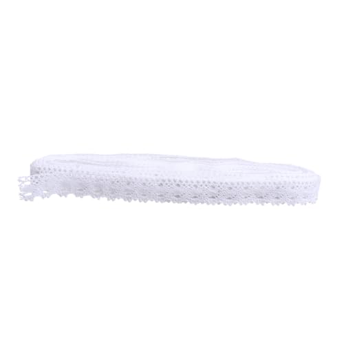 PartyKindom Yards Baumwollspitze Spitzenband Breit Reines Baumwoll Spitzenbordüre für DIY Nähen Basteln und Bekleidungsdekoration Textur und Einfache Verarbeitung von PartyKindom