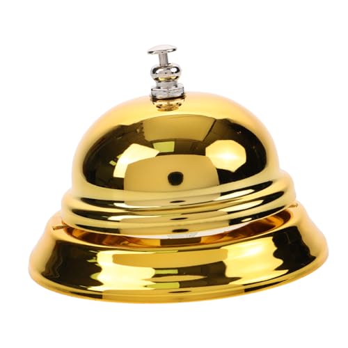 PartyKindom läute die Glocke betrieben Weihnachten Tischglocke im Restaurant drücken Glocke läuten büro rezeption Empfang willkommen küchenklingel metallglocke rezeption Glocke Bell Golden PartyKindom läute die Glocke betrieben Weihnachten Tischglocke im Restaurant drücken Glocke läuten büro rezeption Empfang willkommen küchenklingel metallglocke rezeption Glocke Bell Golden von PartyKindom
