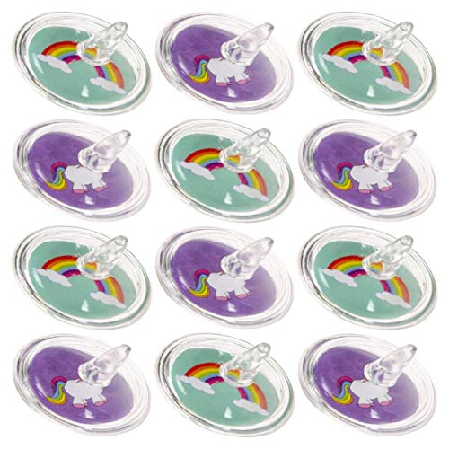 PartyPack 12 x Einhorn Kreisel für Kinder, Zweifärbig, Mitgebsel, Kindergeburtstag Gastgeschenke, Unicorn Party PartyPack 12 x Einhorn Kreisel für Kinder, Zweifärbig, Mitgebsel, Kindergeburtstag Gastgeschenke, Unicorn Party von PartyPack
