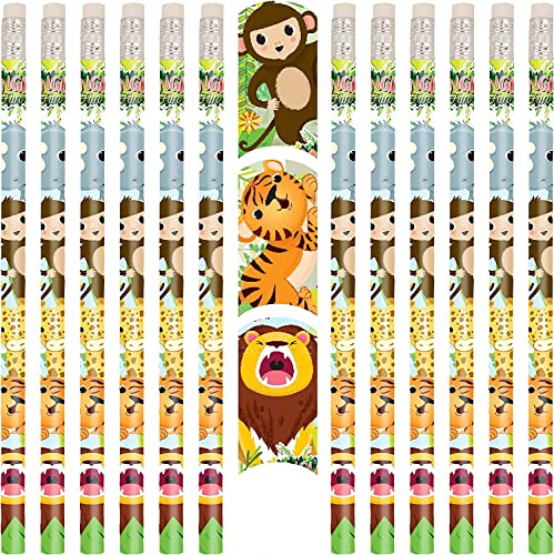 PartyPack 12x Dschungel Bleistifte mit Radierer, perfektes Mitgebsel, Ideal zum Schulanfang, Kinder Partygeschenke, Kindergeburtstag Gastgeschenke, Dschungel Party. PartyPack 12x Dschungel Bleistifte mit Radierer, perfektes Mitgebsel, Ideal zum Schulanfang, Kinder Partygeschenke, Kindergeburtstag Gastgeschenke, Dschungel Party. von PartyPack