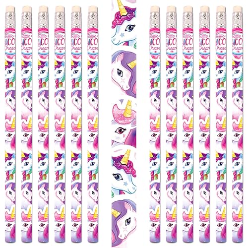 PartyPack 12x Einhorn Bleistifte mit Radierer, perfektes Mitgebsel, Ideal zum Schulanfang, Kinder Partygeschenke, Kindergeburtstag Gastgeschenke, Einhorn Party. PartyPack 12x Einhorn Bleistifte mit Radierer, perfektes Mitgebsel, Ideal zum Schulanfang, Kinder Partygeschenke, Kindergeburtstag Gastgeschenke, Einhorn Party. von PartyPack