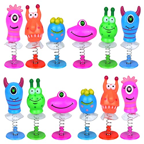 PartyPack 12x Monster Mix, Springfeder Spielzeug, Mitgebsel für Monster Party Kindergeburtstag, Monster Party Deko, kleine Geschenke für Kinder unter 5 euro pro Stück, Scherzartikel Kinder. PartyPack 12x Monster Mix, Springfeder Spielzeug, Mitgebsel für Monster Party Kindergeburtstag, Monster Party Deko, kleine Geschenke für Kinder unter 5 euro pro Stück, Scherzartikel Kinder. von PartyPack