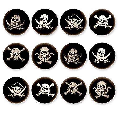 PartyPackTM 12 x Piraten-Hüpfbälle / für Kindergeburtstag Jungen und Mädchen / Mitgebsel / Kindergeburtstag Gastgeschenke / Gummiball / Hüpfball / Piraten-Party-Hüpfball-Set PartyPackTM 12 x Piraten-Hüpfbälle / für Kindergeburtstag Jungen und Mädchen / Mitgebsel / Kindergeburtstag Gastgeschenke / Gummiball / Hüpfball / Piraten-Party-Hüpfball-Set von PartyPackTM