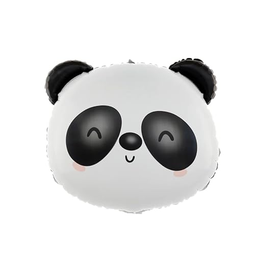 Folienballon * PANDA * als Deko für Geburtstag und Party | 52.6x56.6cm groß | Kinder Kindergeburtstag Partydeko Luftballons Ballons Tier von PartyPal