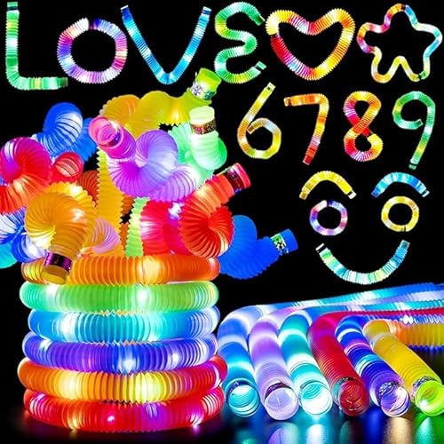 12 leuchtende Pop-Röhren mit 224 LED-Leuchten, leuchtende Partyartikel für dunkle Partys, Partygeschenke für Mädchen, Jungen und Kinder-Spielzeugpreise 12 leuchtende Pop-Röhren mit 224 LED-Leuchten, leuchtende Partyartikel für dunkle Partys, Partygeschenke für Mädchen, Jungen und Kinder-Spielzeugpreise von PartySticks