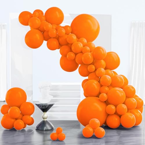 PartyWoo Luftballons Orange, 102 Stück Orange Ballon Girlande Satz von Verschiedene Größen mit 18 Zoll 12 Zoll 10 Zoll 5 Zoll, Ballongirlande für Geburtstagsdeko, Partydeko, Hochzeitdeko, Orange-Y9 PartyWoo Luftballons Orange, 102 Stück Orange Ballon Girlande Satz von Verschiedene Größen mit 18 Zoll 12 Zoll 10 Zoll 5 Zoll, Ballongirlande für Geburtstagsdeko, Partydeko, Hochzeitdeko, Orange-Y9 von PartyWoo