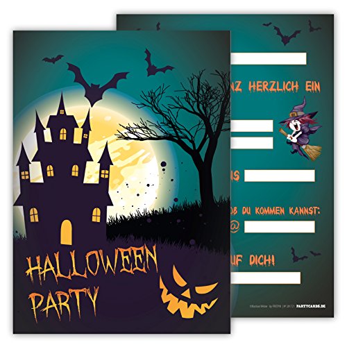 Partycards Einladungskarten Kindergeburtstag Mädchen und Junge, 12 Stück, Postkartenformat A6, Kinder Einladungskarten Geburtstag, Einladungskarten Kindergeburtstag Junge von Partycards