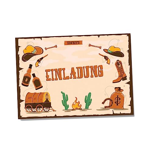 Partycards Einladungskarten Kindergeburtstag Mädchen und Junge, 12 Stück, Postkartenformat A6, Kinder Einladungskarten Geburtstag, Einladungskarten Kindergeburtstag Junge von Partycards