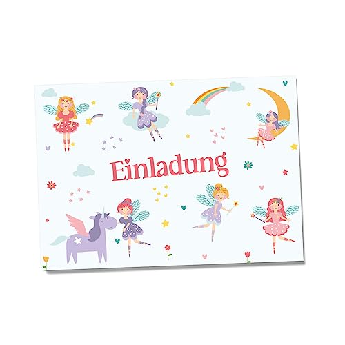 Partycards Einladungskarten Kindergeburtstag Mädchen und Junge, 12 Stück, Postkartenformat A6, Kinder Einladungskarten Geburtstag, Einladungskarten Kindergeburtstag Junge von Partycards