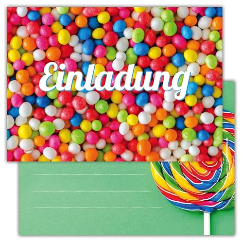 Partycards Einladungskarten Kindergeburtstag Mädchen und Junge, 12 Stück, Postkartenformat A6, Kinder Einladungskarten Geburtstag, Einladungskarten Kindergeburtstag Junge von Partycards