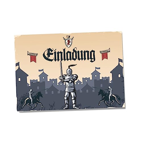 Partycards Einladungskarten Kindergeburtstag Mädchen und Junge, 12 Stück, Postkartenformat A6 Kinder Einladungskarten Geburtstag, Einladungskarten Kindergeburtstag Junge Geburtstagseinladungen Jungen von Partycards
