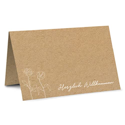 Partycards 50 Stück Tischkarten Hochzeit, Platzkarten für Kommunion Konfirmation, Namensschilder Geburtstag, Tischdeko Namenskarten Taufe, Tischdekoration, Namensschild, Tischkarten Geburtstag Partycards 50 Stück Tischkarten Hochzeit, Platzkarten für Kommunion Konfirmation, Namensschilder Geburtstag, Tischdeko Namenskarten Taufe, Tischdekoration, Namensschild, Tischkarten Geburtstag von Partycards