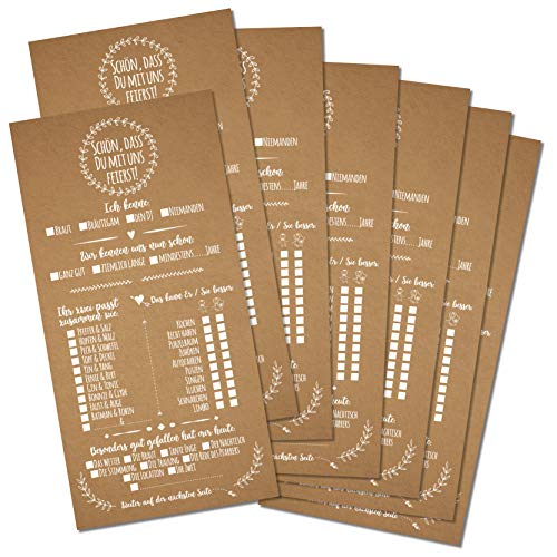 Partycards Hochzeitsspiel 52 Postkarten mit Fragen, Alternative Gästebuch für Hochzeit 52 Wochen Spiel für Hochzeiten Gesellschaftsspiel Hochzeitspaar Partycards Hochzeitsspiel 52 Postkarten mit Fragen, Alternative Gästebuch für Hochzeit 52 Wochen Spiel für Hochzeiten Gesellschaftsspiel Hochzeitspaar von Partycards