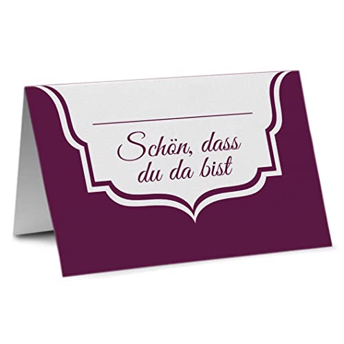 Partycards Tischkarten Geburtstag, Tischkarten Hochzeit, Tischdeko Hochzeit, Hochzeitsdeko Tisch - 50 Stück, Namensschilder, DIN A7, Platzkarten Kommunion, Namenskarten Konfirmation, Taufe Partycards Tischkarten Geburtstag, Tischkarten Hochzeit, Tischdeko Hochzeit, Hochzeitsdeko Tisch - 50 Stück, Namensschilder, DIN A7, Platzkarten Kommunion, Namenskarten Konfirmation, Taufe von Partycards