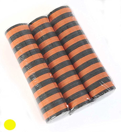 partychic Halloween Luftschlangen, 3 Stück orange/schwarz *NEU bei Pibivibi© von FangZin