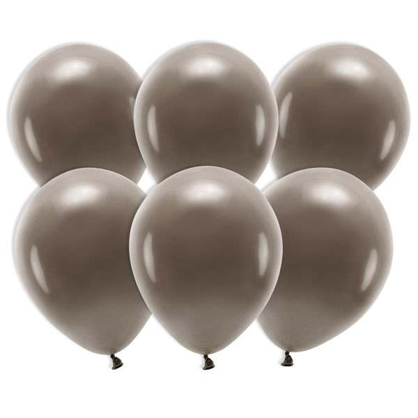Braune Latexballons, biologisch abbaubar, 10 Stück, 30cm Braune Latexballons, biologisch abbaubar, 10 Stück, 30cm von Partydeco