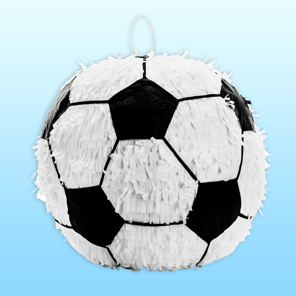 Fußball-Pinata aus Pappe, 35cm x 35cm Fußball-Pinata aus Pappe, 35cm x 35cm von Partydeco