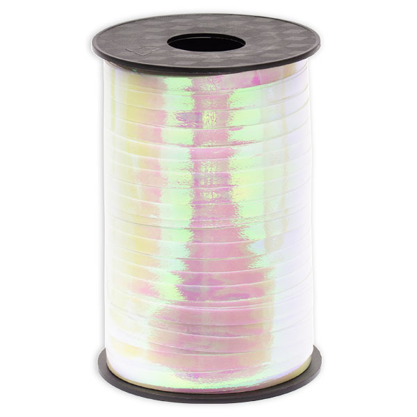 Geschenkband, irisierend aus Kunststoff, 225m x 5mm Geschenkband, irisierend aus Kunststoff, 225m x 5mm von Partydeco