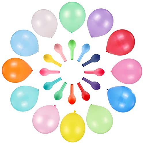 Luftballons bunt 100 Stück, Helium Ballons, langlebige Premium partyBallons für Luft & Helium, in 12 wundervollen Farben,für Geburtstag Luftballons für girlande Babyparties, Hochzeiten und Taufen. von Partyhausy