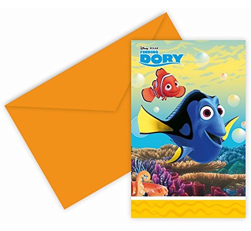 Partyklar Findet Dorie Dory 6 Einladungskarten Partyklar Findet Dorie Dory 6 Einladungskarten von Partyklar