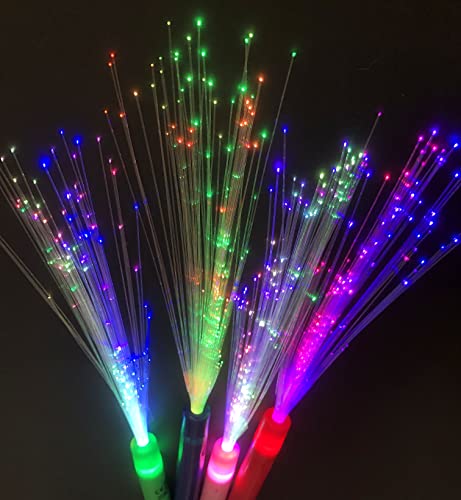 25 Stück LED Leuchtwedel Multicolor - Leuchtstab mit Multicolor Licht - für Party, Konzert und Hochzeit von Partyknicklichter