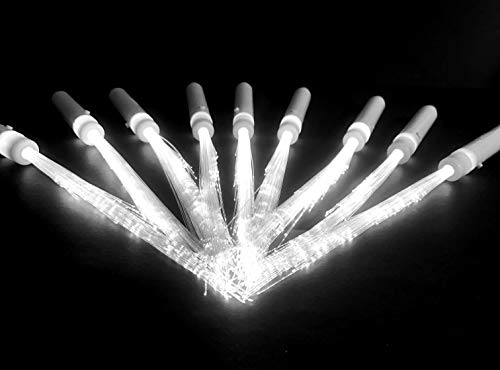 Partyknicklichter - 10 LED Leuchtwedel weiß - Leuchtstab mit weißem Stand- und Blinklicht für Hochzeit, Partys und alle Events Partyknicklichter - 10 LED Leuchtwedel weiß - Leuchtstab mit weißem Stand- und Blinklicht für Hochzeit, Partys und alle Events von Partyknicklichter