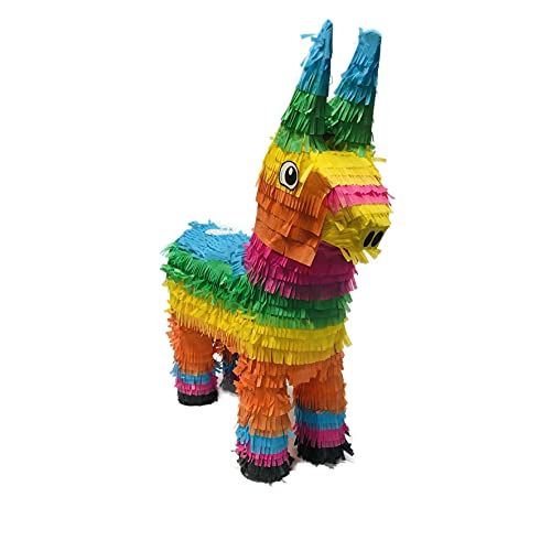 Große Pinata Esel zum Befüllen und Aufhängen zur Party-Deko, Kinder-Geburtstag Maße: 55x41x14 cm von Partyknicklichter