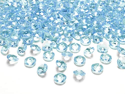 Partyloon - 1000 türkis Acryl Diamanten- leuchtende Deko-Steine ca. 12 mm - Tischdekoration, Hochzeit, Verlobung, Geburtstag, Valentinstag - Tisch-Deco von Partyloon Partyloon - 1000 türkis Acryl Diamanten- leuchtende Deko-Steine ca. 12 mm - Tischdekoration, Hochzeit, Verlobung, Geburtstag, Valentinstag - Tisch-Deco von Partyloon von Partyloon