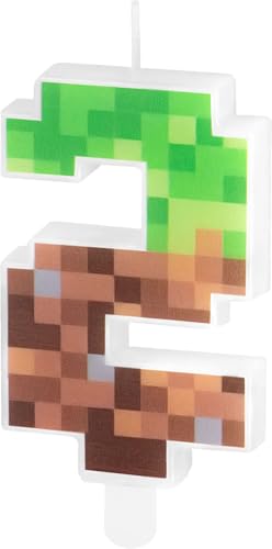 Zahlenkerze * PIXEL + MINER * in den Zahlen 0-9 als Deko für Kindergeburtstag | ca. 9,5x4,5cm, mit Steckfuß | Tortendeko Kinder Geburtstag Geburtstagskerze Kuchen Kerzen, Stil: Zahl 2 Zahlenkerze * PIXEL + MINER * in den Zahlen 0-9 als Deko für Kindergeburtstag | ca. 9,5x4,5cm, mit Steckfuß | Tortendeko Kinder Geburtstag Geburtstagskerze Kuchen Kerzen, Stil: Zahl 2 von Partypal