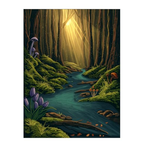 PartysenWeyL Malen Hobby Anfänger Malset Grüner Rasen Pilz Wald Malen Nach Zahlen Kits Anfänger Malset Diy Kunst Projekt Kunst Aktivität Kit Nummerierte Leinwandmalerei PartysenWeyL Malen Hobby Anfänger Malset Grüner Rasen Pilz Wald Malen Nach Zahlen Kits Anfänger Malset Diy Kunst Projekt Kunst Aktivität Kit Nummerierte Leinwandmalerei von PartysenWeyL