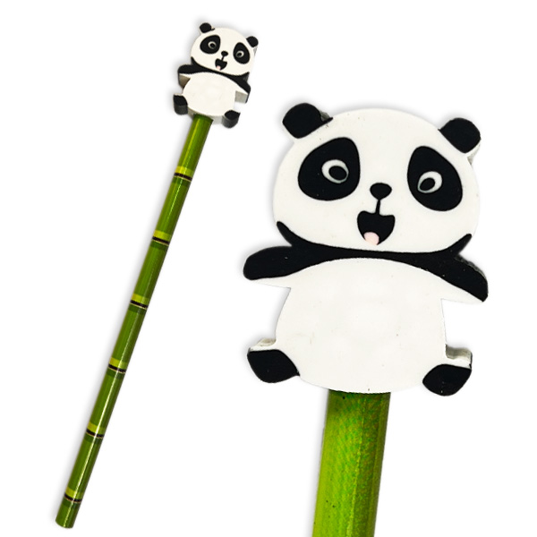 Bleistift mit Radierer Panda, 1 St. von Partystrolche