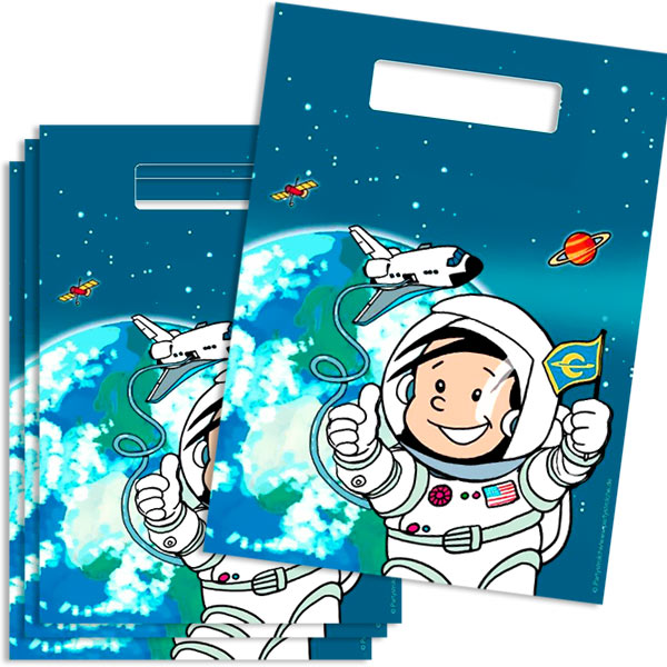 Partytüte Astronaut Flo, 8 St. Partytüte Astronaut Flo, 8 St. von Partystrolche