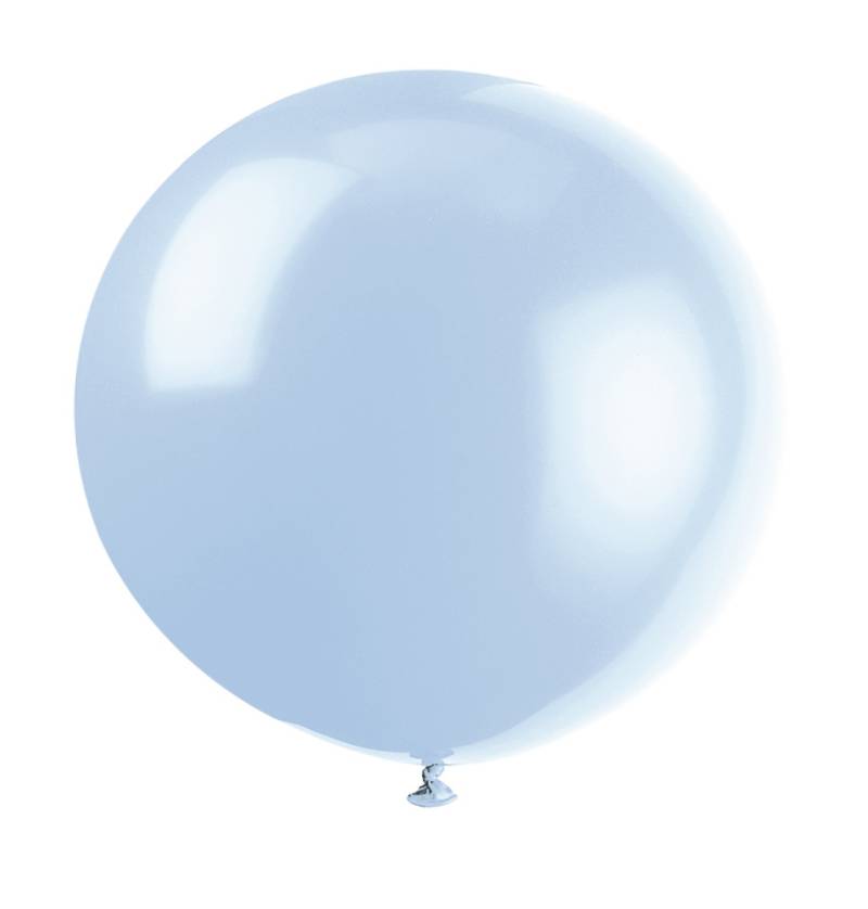 XL Riesenluftballons hellblau, 2 St. XL Riesenluftballons hellblau, 2 St. von Partystrolche